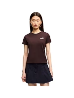 Dámské tričko Puma ESS Small No.1 Logo Tee(s), tmavě hnědé, 682373, 33 Dámské tričko Puma ESS Small No.1 Logo Tee(s), tmavě hnědé, 682373, 33