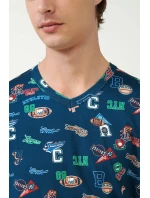 Vamp - Pánská noční košile s potiskem 21616 - Vamp