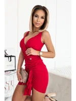 Dámské šaty 236-02 Červená - Bicotone Dámské šaty 236-02 Červená - Bicotone