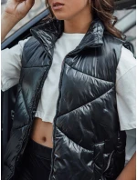 Dámská prošívaná vesta HOLO černá FashionStreet TY4550