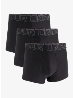 Termální boxerky Under Armour Performance Tech 3 in 3-Pack Boxerjock - black/black/castlerock