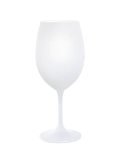 Bílá sklenice na víno 350 ml