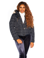 Trendy zimní bunda s kapucí