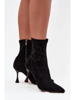 Boty na podpatku model 220204 Step in style Boty na podpatku model 220204 Step in style