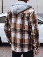 FashionStreet béžová pánská bunda s kapucí TX4960