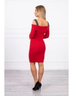 Šaty se širokými ramínky červené Šaty se širokými ramínky červené