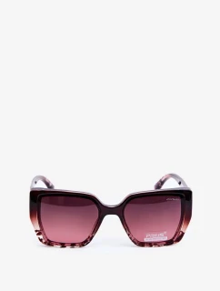 Dámské sluneční brýle UV400 hnědo-růžové