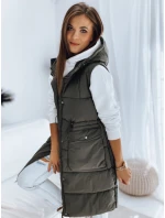 Dámská prošívaná vesta LADISA zelená FashionStreet TY3290