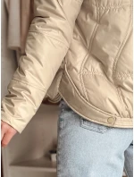 Dámská přechodná prošívaná bunda MARISSIA béžová FashionStreet TY4851