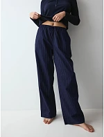 Kalhoty Mix & Match Trousers Poplin modré - TRIUMPH Kalhoty Mix & Match Trousers Poplin modré - TRIUMPH