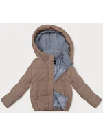 Tmavě béžová dámská sportovní bunda (3096)