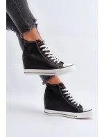 Dámské tenisky na podpatku Cross Jeans NN2R4005 Černé