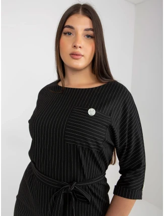 Dámské šaty LK SK 507724 černé Dámské šaty LK SK 507724 černé