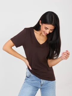 Tričko RV TS A1095.33 tmavě hnědé