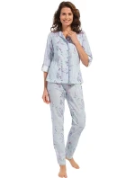 Dámské pyžamo 20232-178-6 zelenofialové - Pastunette