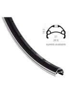 VIPER 26'' 559x21 černý ráfek s 36 otvory.