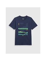 Pánské tričko s potiskem 4F 4FRAW25TTSHM3378-31S pánské