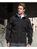Result R 118X 3-vrstvá softshell bunda "IceFell" s kapucí 30.118X red/black