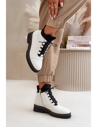 Nízké dámské boty z ekologické kůže béžové Erisabelle