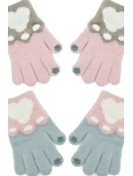 Dívčí rukavice Noviti RZ070 Srdce