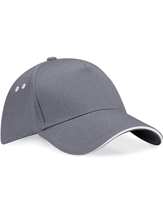 Beechfield B 15C 5 panelová sandwich kšiltovka 53.015C graphite grey/oyster grey Beechfield B 15C 5 panelová sandwich kšiltovka 53.015C graphite grey/oyster grey