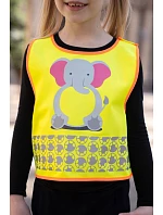 Korntex FUN Dětská bezpečnostní vesta 76.FUNY hi vis yellow/dog Korntex FUN Dětská bezpečnostní vesta 76.FUNY hi vis yellow/dog