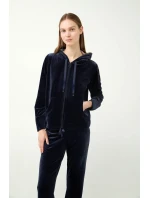 Vamp - Sametová tepláková souprava s kapucí 21134 - Vamp Vamp - Sametová tepláková souprava s kapucí 21134 - Vamp