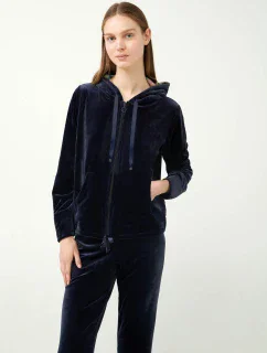 Vamp - Sametová tepláková souprava s kapucí 21134 - Vamp