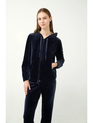 Vamp - Sametová tepláková souprava s kapucí 21134 - Vamp Vamp - Sametová tepláková souprava s kapucí 21134 - Vamp