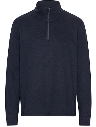 Neutral O 73701 Mikina z bio bavlny s 1/4 zipem 77.3701 navy Neutral O 73701 Mikina z bio bavlny s 1/4 zipem 77.3701 navy