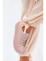 Dámské Tenisky Na Platformě Z Eko Kůže Big Star RR274A294 Růžové