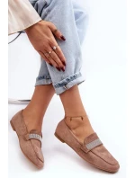 Dámské mokasiny YD6-52 khaki - Soon Her Shoes Dámské mokasiny YD6-52 khaki - Soon Her Shoes