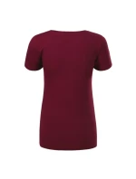 Malfini Action Tričko s výstřihem do V W MLI-70186 garnet