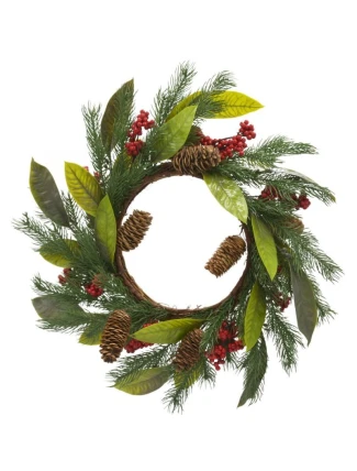 SLAVNOSTNÍ DEKORATIVNÍ GIRLANDA PU ZDOBENÁ 43CM