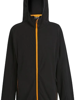 Regatta TRF 690 Fleecová bunda structure s kapucí "Navigate" 36.F690 black/orange pop
