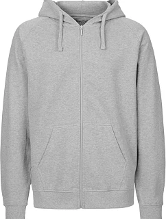 Neutral O 63301 Pánská mikina s kapucí z bio bavlny 77.6331 sport grey