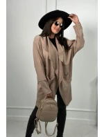 Kapska s kapsami tmavě béžová Kapska s kapsami tmavě béžová