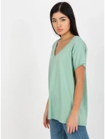 Tričko RV TS 4832.47P tmavě hnědé