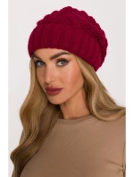 M897 Pletená čepice - bordó