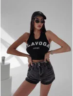 Dámský top 278026 černý - Ola Voga Dámský top 278026 černý - Ola Voga