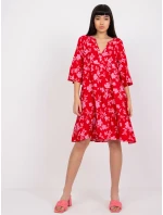 Dámské šaty-D73771M30214C-červené