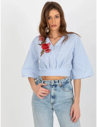 Halenka LK BZ 506243.78 bílá a modrá Halenka LK BZ 506243.78 bílá a modrá