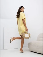Šaty MI SK 4313.83 světle žluté