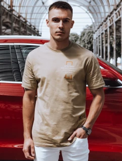 FashionStreet pánské velbloudí tričko RX5530