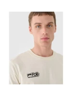 Pánské hladké tričko 4F 4FRAW24TTSHM2602-83S