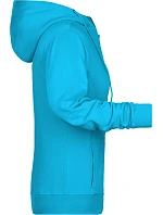 Daiber 8025 Dámská mikina s kapucí 02.8025 turquoise Daiber 8025 Dámská mikina s kapucí 02.8025 turquoise