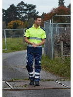 Yoko HVJ 220 Hi-Vis Piqué Polo 79.J220 hi vis yellow/navy Yoko HVJ 220 Hi-Vis Piqué Polo 79.J220 hi vis yellow/navy