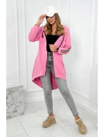 Mikina se zipem na zádech světle růžová Mikina se zipem na zádech světle růžová