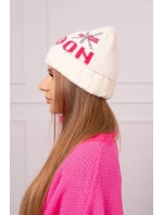 Dámská čepice London K385 ecru Dámská čepice London K385 ecru