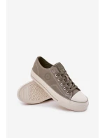 Pánské Tenisky Na Platformě Big Star RR174325 Zelené Pánské Tenisky Na Platformě Big Star RR174325 Zelené